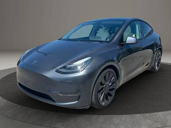 TESLA MODEL Y 2020 5YJYGDEF3LF053803 image